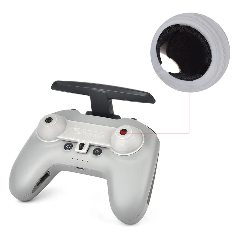 

2021 Newest 1 Set Fixed Bracket Holder For DJI FPV Combo Drone Remote Control Rocker Protector Prevent Shaking Strap Accessories