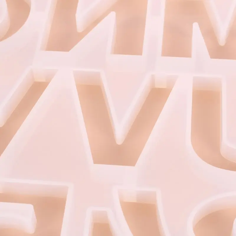 

Crystal Epoxy Resin Mold Capital Letters Pendant Casting Silicone Mould DIY Crafts Jewelry Making Tools
