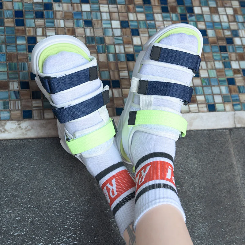 Men Sandals Summer Male Mix Color Slippers Gladiator Beach Shoes Masculina Sandalia Sport Water Flip Flops Zapatos De Hombre | Обувь