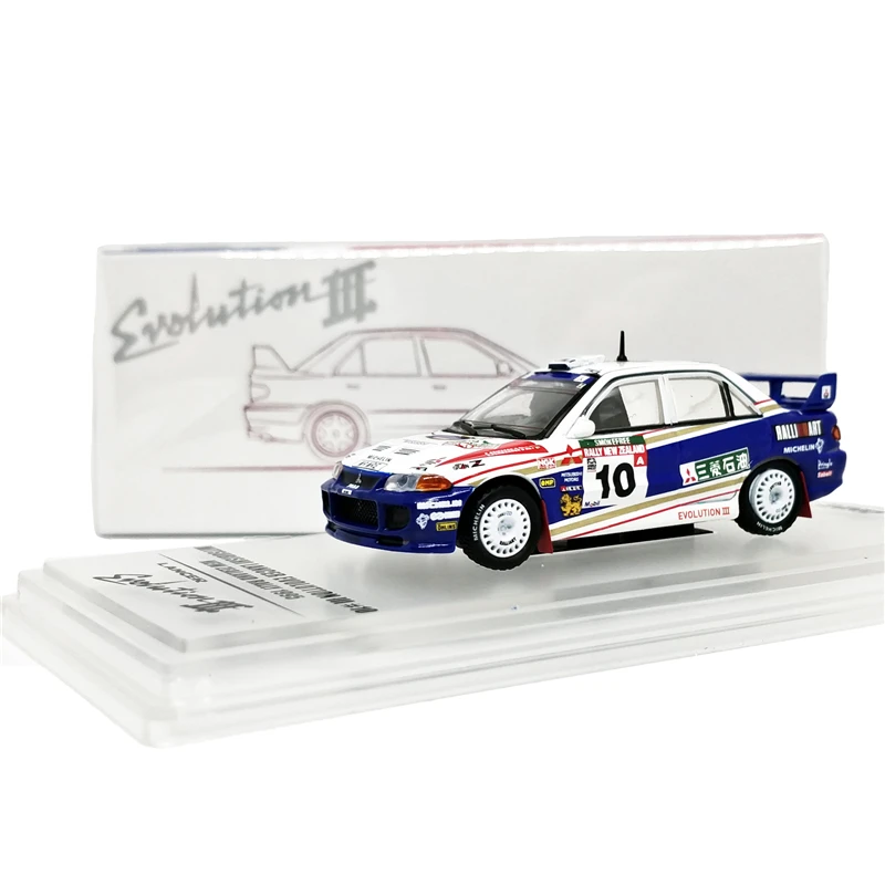 1: 64 INNO64 Mitsubishi LANCER EVOLUTION III#10 Новая Зеландия ралли 1995 литая модель автомобиля