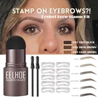 Набор для формирования бровей штамп для бровей и 5 пар трафаретов для бровей Набор для быстрого укладки бровей идеальный подарок для женщин
