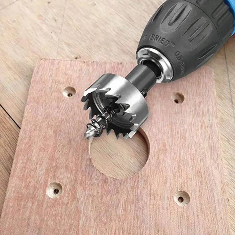 

HSS Hole Saw Kits for Metal 10 pcs High-Speed Steel Hole Saw Cutting Kit Drill Bits Opener Cutter Tool for Stainless Ste