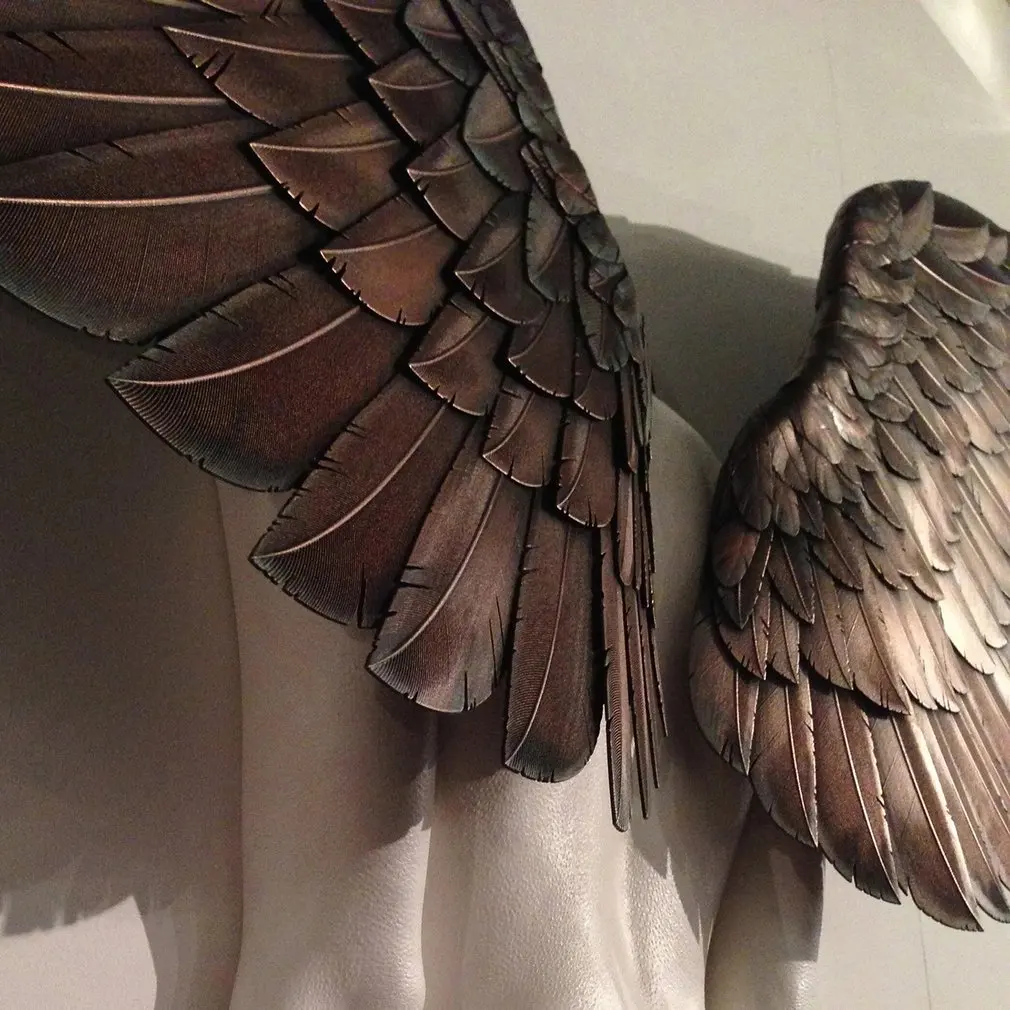 

Angel Art Sculpture Wall Decoration 3D Statue for Living Room Bedroom Decoration Home Decor Garden Statue Artwork Angel Wings