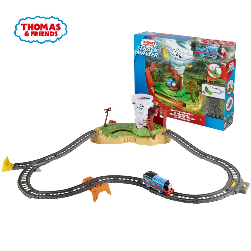 Оригинальный поезд трек Thomas Master скручивающийся набор Торнадо развивающие