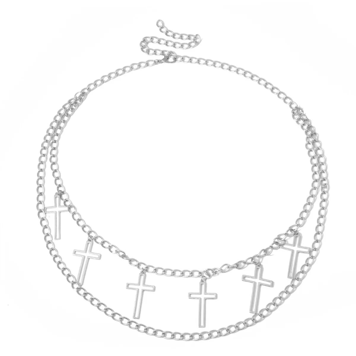 Мода крест простой сексуальный тела раб на цепи жгут Пояс ожерелье для живота