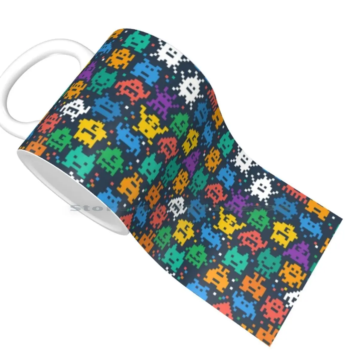 Керамические кружки в ретро-стиле с изображением монстров кофейные чашки кружка