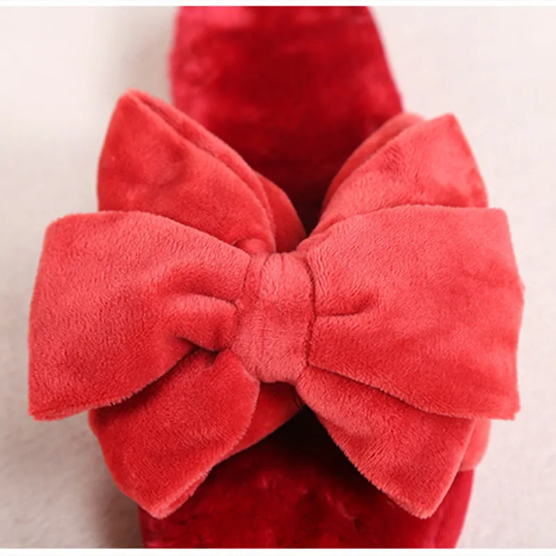 Новые зимние теплые женские домашние тапочки Удобная мягкая плюшевая домашняя