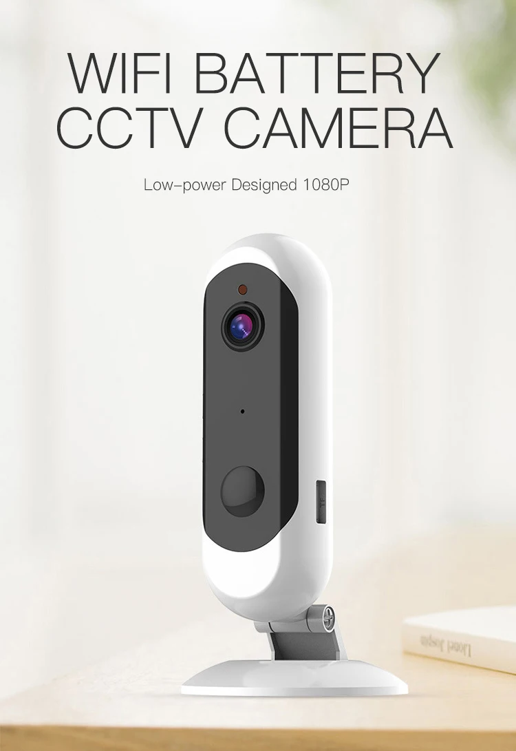 Камера видеонаблюдения на солнечной батарее 1080P 2 МП Wi Fi с водонепроницаемой