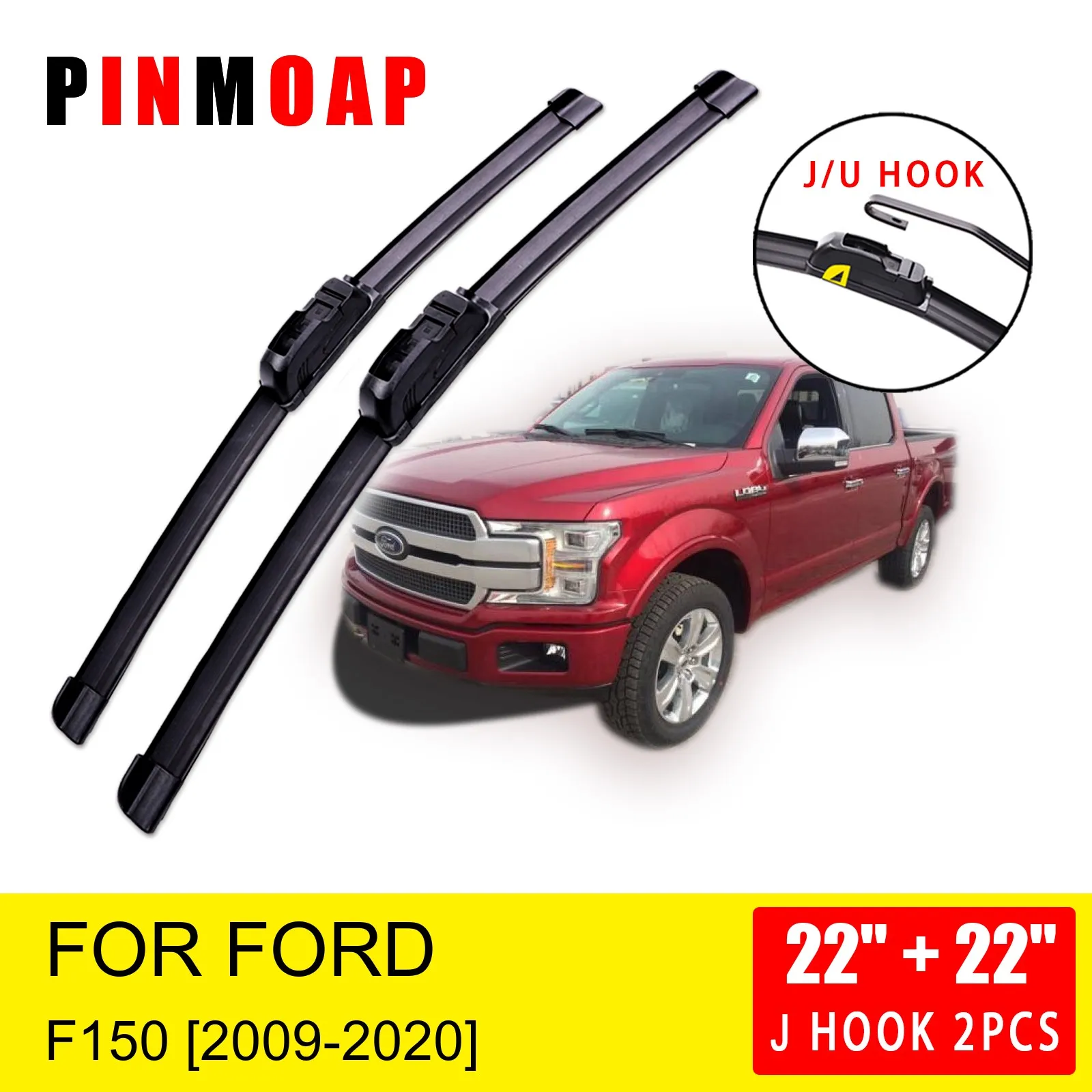 Щетки стеклоочистителя переднего стекла для Ford Raptor F150 2009 ~ 2020 Φ 2010 2011 2013 2018
