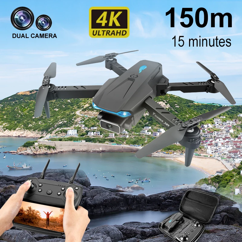 Дрон S89 pro с двойной камерой 2021 P Wi-Fi Fpv | Игрушки и хобби
