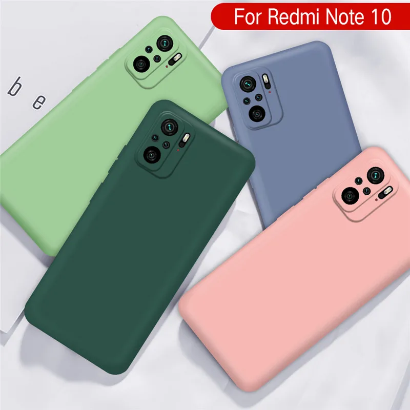 

Original Liquid Silicone Case For Xiaomi Redmi Note 10 Pro Camera Protection Cover for Xiaomi Redmi Note 10 Pro Max 10S Case