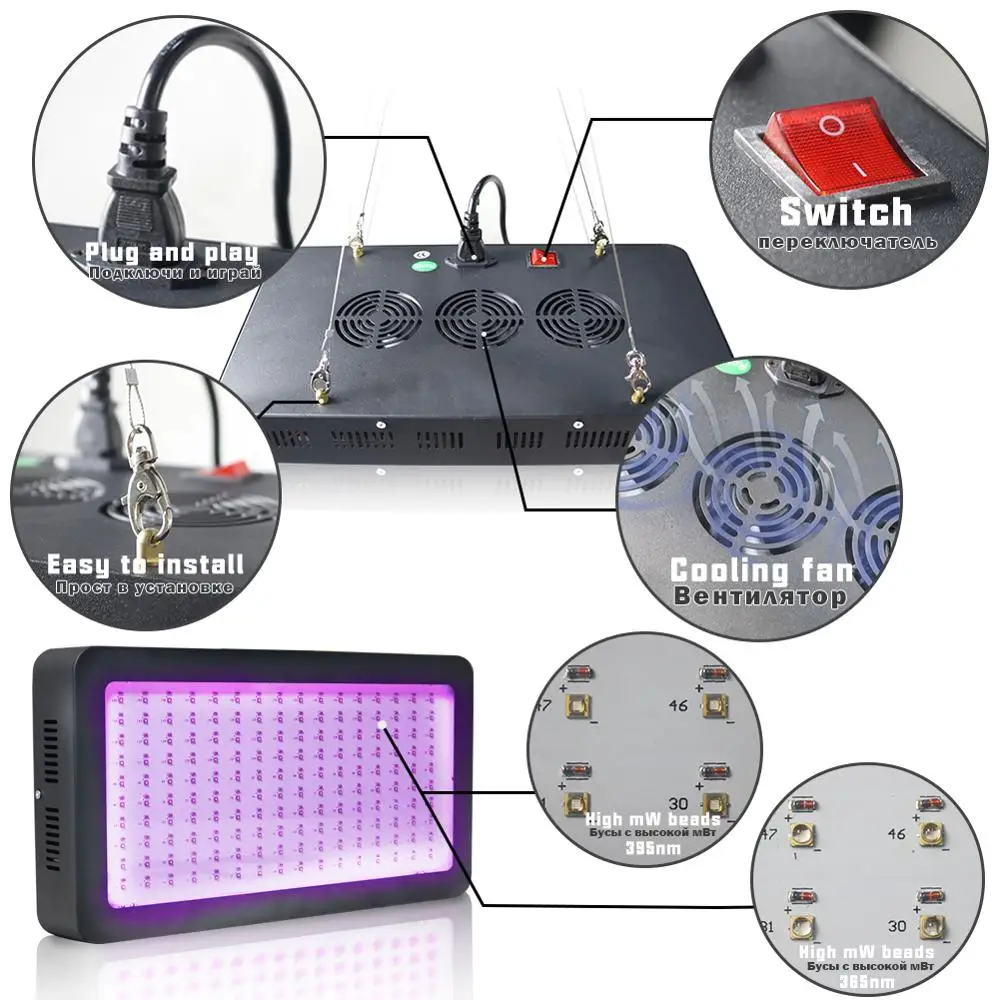 Сушеная светодиодная УФ лампа для отверждения геля 1 сек 3D принтер печатная