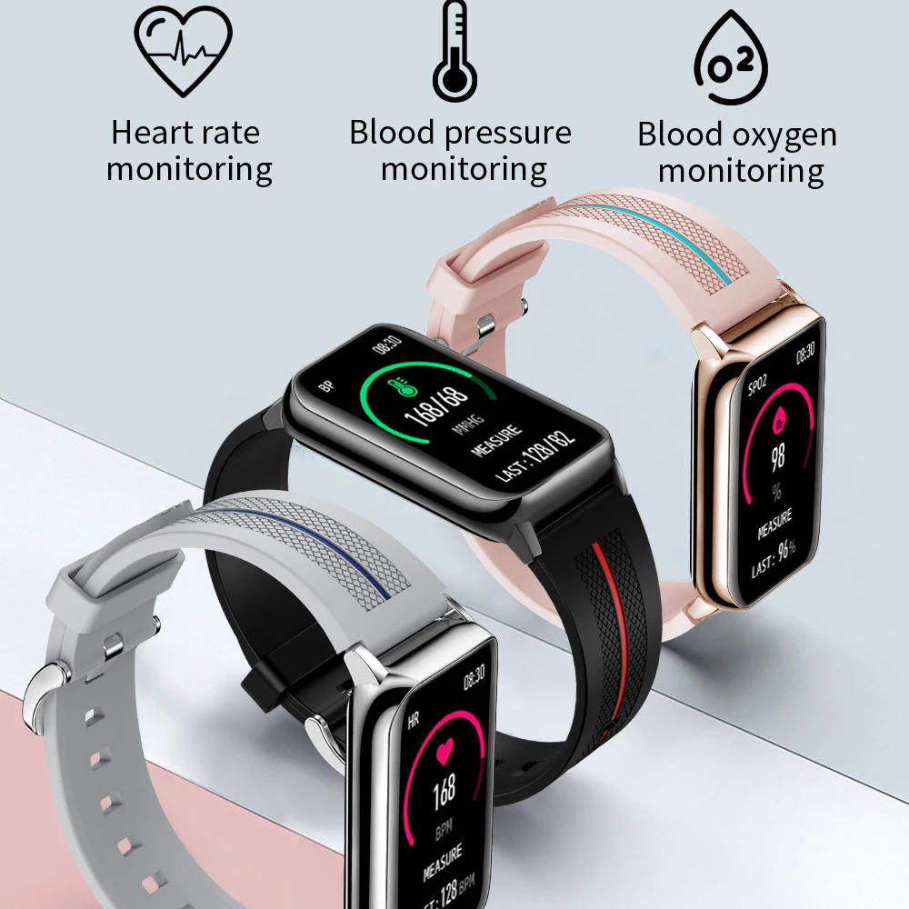 New Ladies Smart Watch Women Blood Pressure Heart Rate Monitor Fitness tracker Sport Smart Band Alarm clock reminder Smartwatch