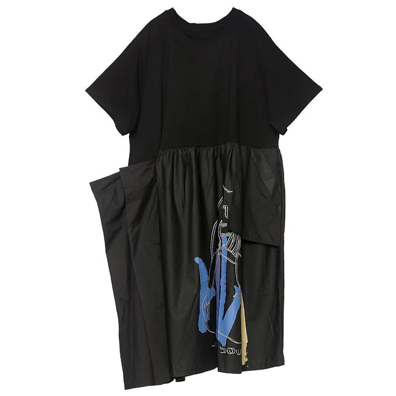 Vestido de verano de talla grande, elegante, 2021