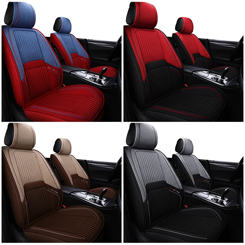 Чехол на сиденье автомобиля FUZHKAQI для kia rio 4 5 renault megane 2 3 fiat bravo vw polo 6r daewoo nexia