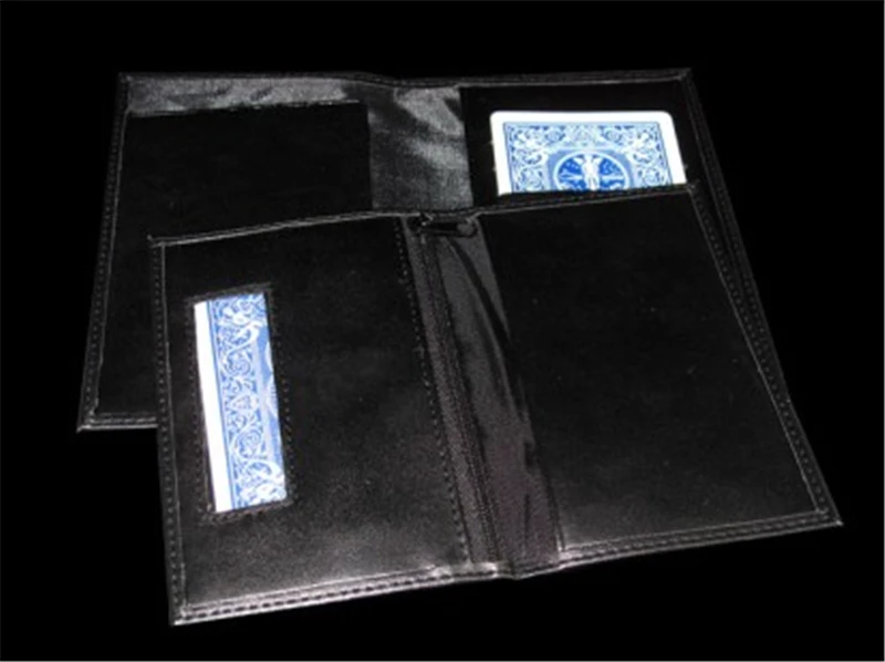 

New Insurance Wallet Magic Tricks Close Up Card Into Wallet Magic Props For Professional Magician Mentalism Illusion Accessories