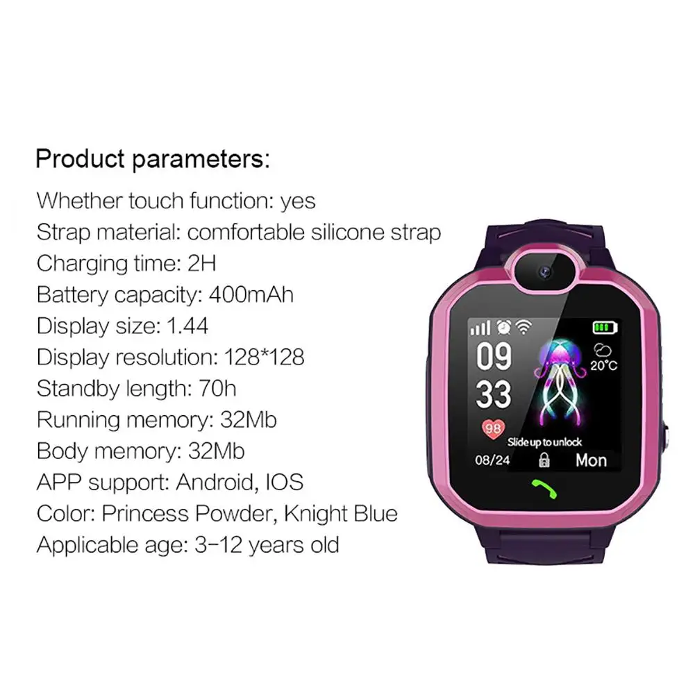 1.44IN Q13 gps детский stouch экран водонепроницаемый SOS позиционирование умный телефон