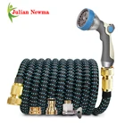 Новый водяной пистолет, садовый шланг, гибкий Выдвижной волшебный шланг, шланги высокого давления для мойки автомобилей, пистолет-распылитель, уличные инструменты для полива сада