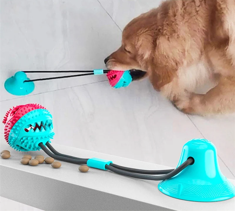 Игрушки для домашних животных силиконовые чашки всасывания канат собачья