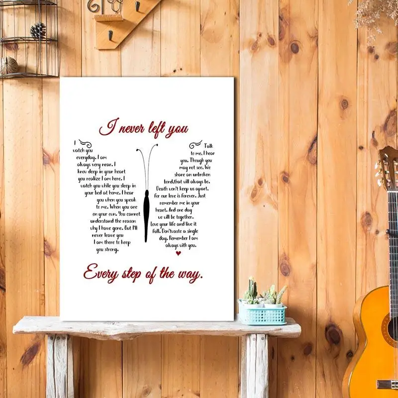 Goedkoop Nieuwe Hd Vlinder Gedicht Art Poster Canvas Schilderij Posters En Prints Wall Art Foto Voor Woonkamer Huisinrichting 1T