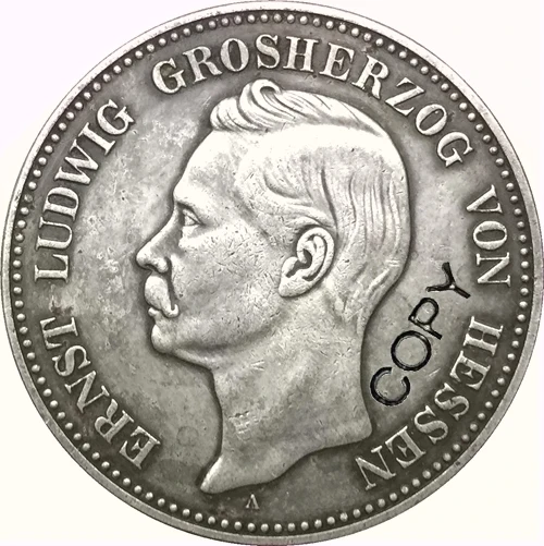 Копия немецких монет с 5 отметками 38 мм 1898|coin copy|coin coinscoin german |