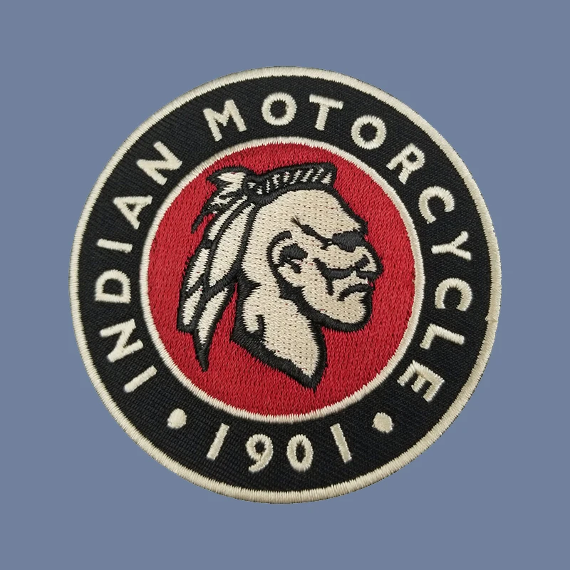Индийский Байкерский патч с вышивкой Сделай Сам индивидуальный мотоцикл круглый