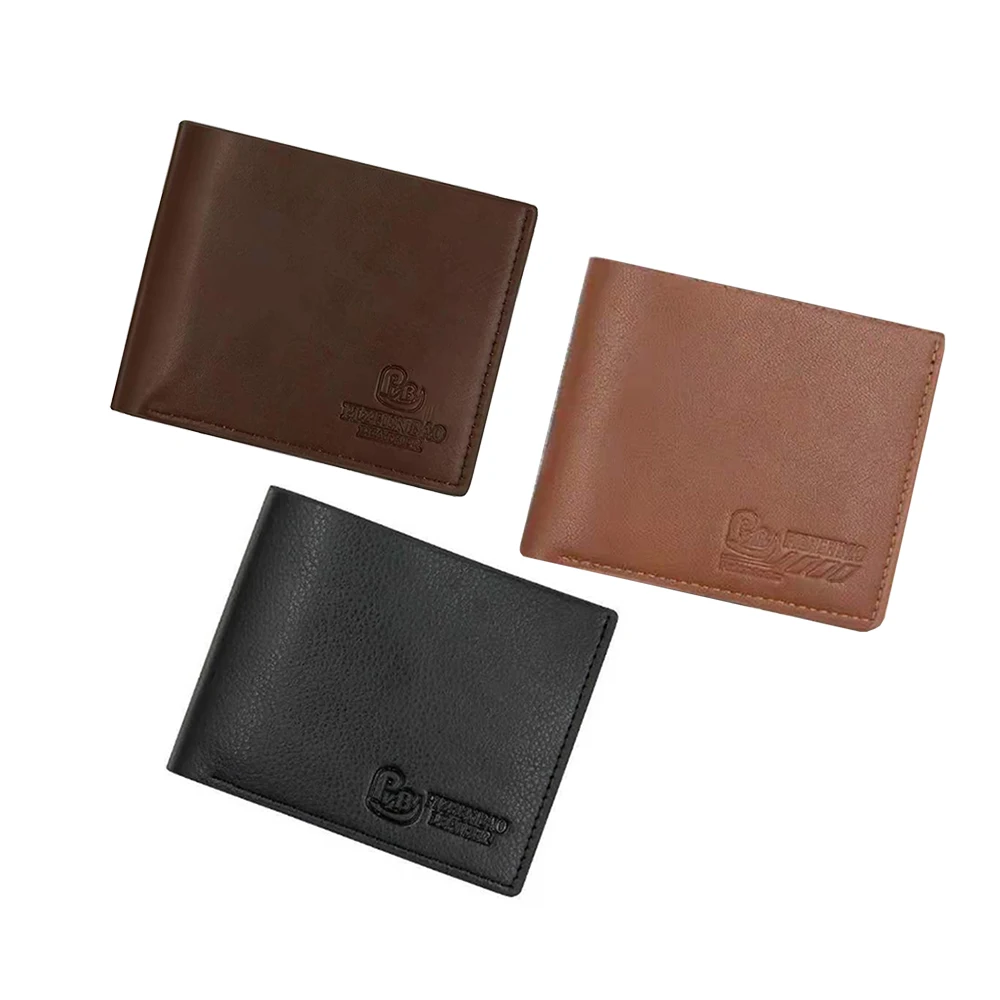 Модный кошелек из искусственной кожи сумка для мужчин короткий удостоверения