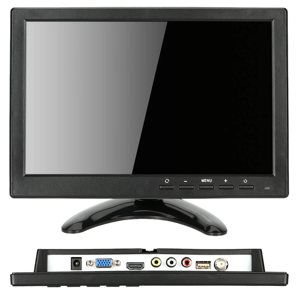 10.1” HD 1280*800 LED IPS Monitor With HDMI/VGA/BNC/AV/USB Ports And Remote Control Support HDMI 1080P/1080i Speaker U Disk PAL