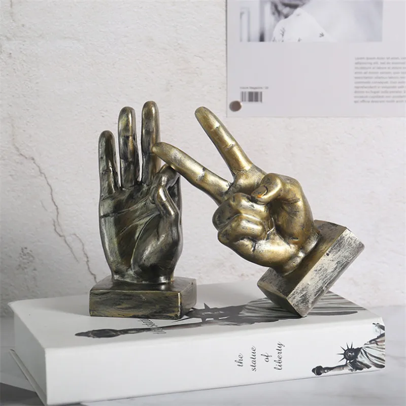 Европейские полимерные статуэтки на палец в стиле ретро офисные настольные