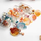 100 шт. уплотнительное восковое уплотнение печать конверт бисерные документы воск штамп материал для скрапбукинга вечерние приглашения печать Ремесло Украшение