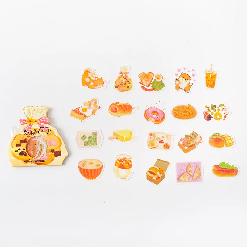 Kawaii Закусочная Gluttony серии пуля журнал Декоративные Канцелярские наклейки Скрапбукинг DIY Дневник этикетка-наклейка - Цвет: 05