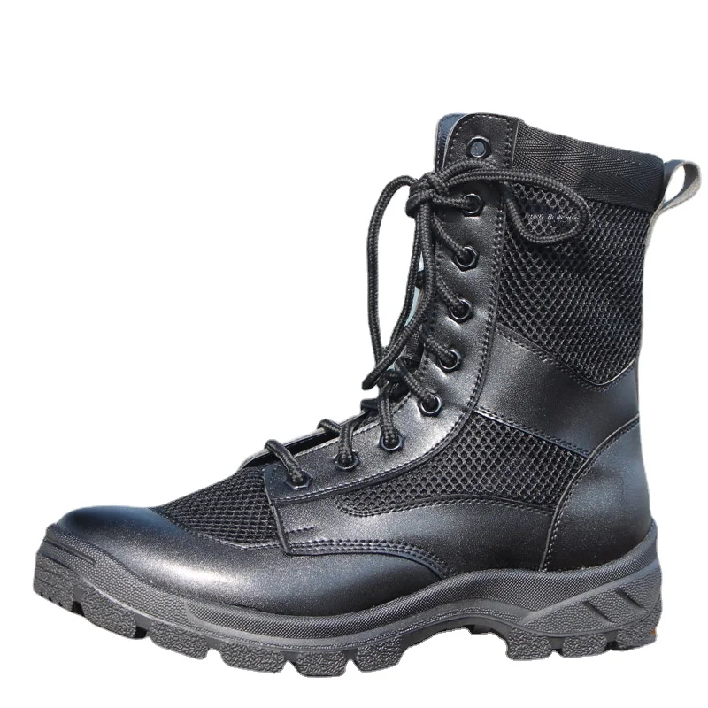 

Men's and Women's Outdoor Breathable Mesh Ultra-Light Combat Security Check Mountaineering Worker Security Combat Training Boots