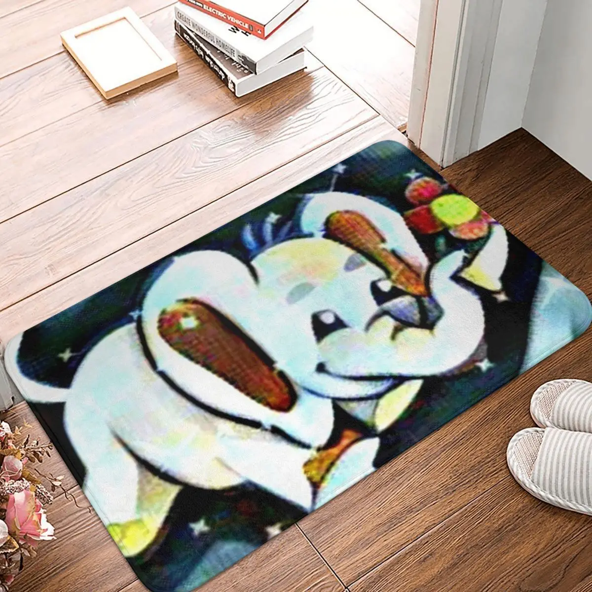 

Восхитительный Коврик для двери в виде слона, коврик, коврик, подкладка для ног, нескользящий абсорбирующий коврик из полиэстера, коврик для...