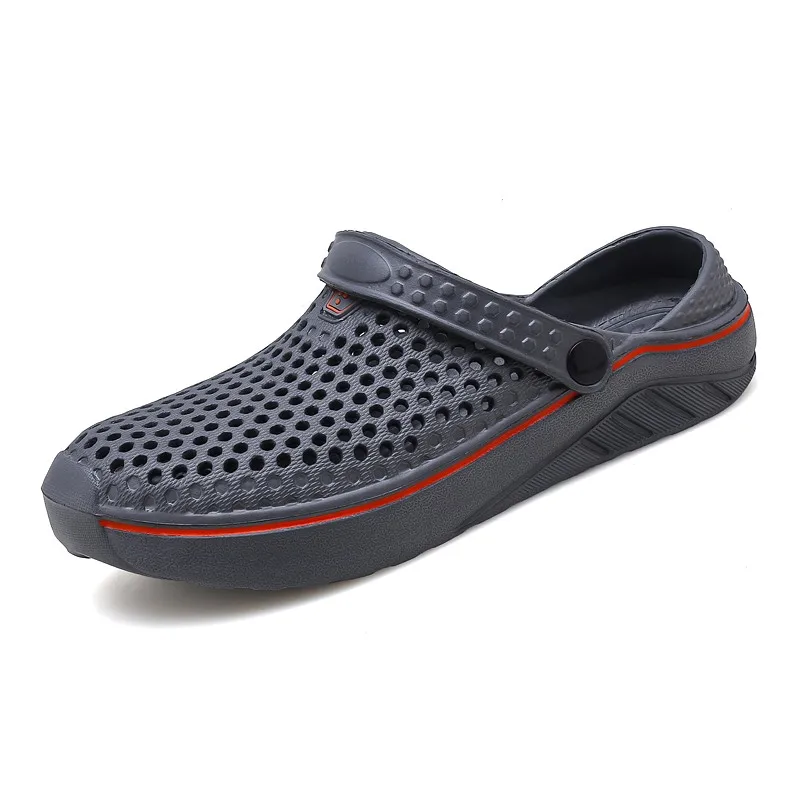 

Men's Sandals Summer Hole Shoes Hole hole shoes Rubber Clogs Lovers Garden Shoes Beach Flat Sandals Slippers Wading