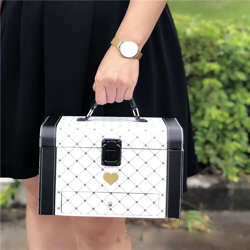 Континентальная Свадебная подарочная коробка для переноски цветов розовая День