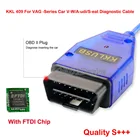 Диагностический сканер OBD2 KKL409 с USB-кабелем для VAG-com 409,1, инструмент для VAG-серии V-WA-udiS-eat KKL409.1, автомобильный диагностический кабель