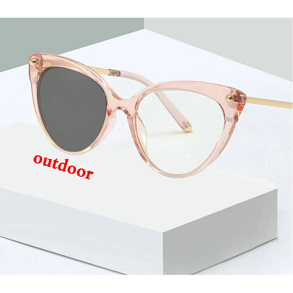 Diopter от 0 до-6 готовые фотохромные солнцезащитные очки для близорукости женские