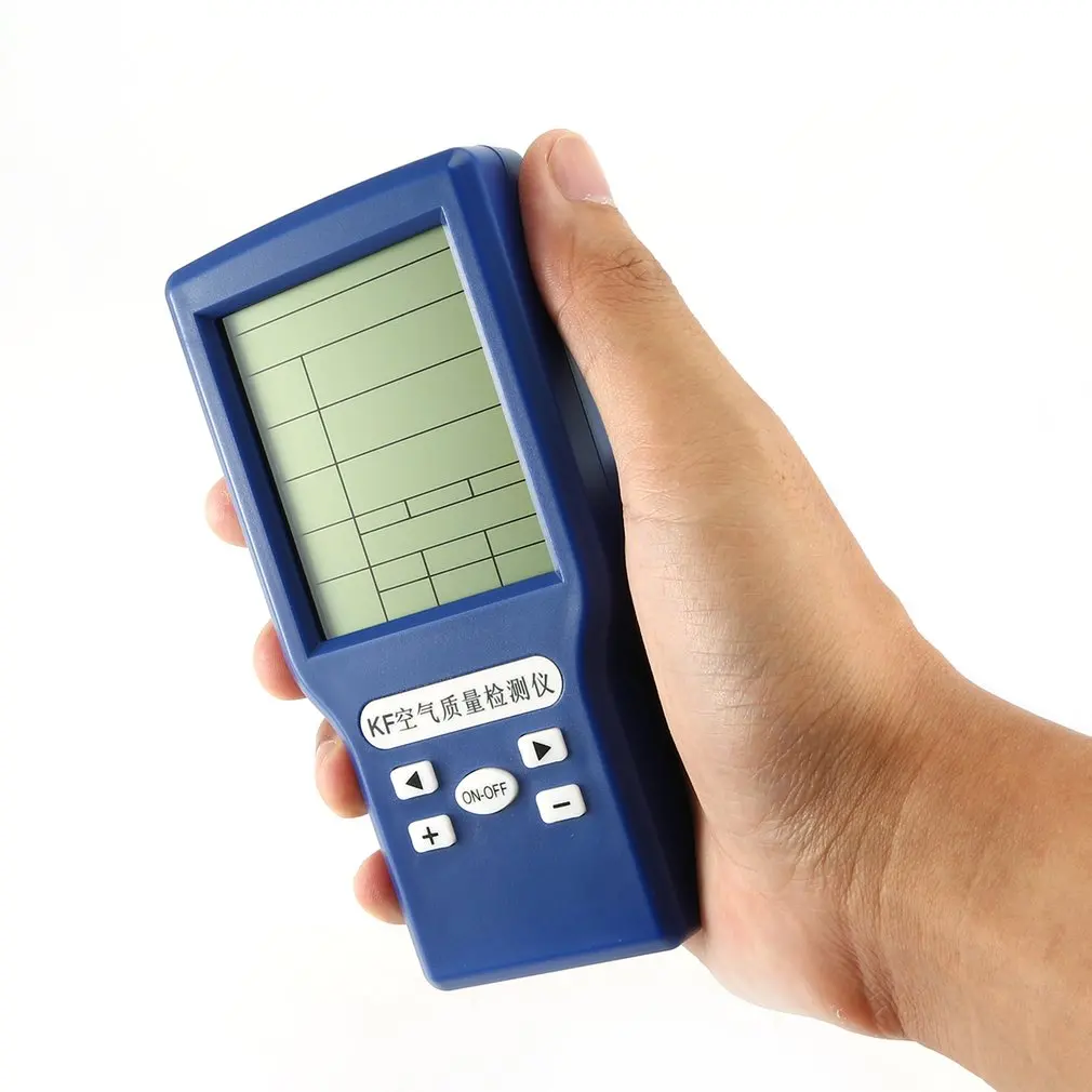 Портативный цифровой детектор фольмадегита HCHO/TVOC/CO2 газовый тестер AQI анализатор