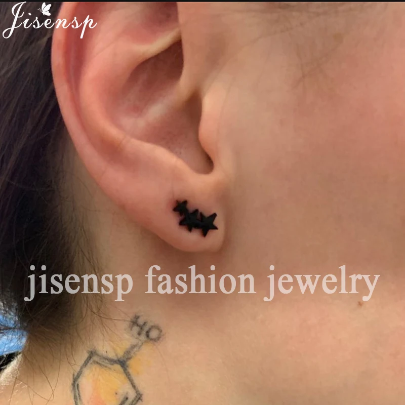 

Stainless Steel Star Moon Earrings Women Everyday Jewelry Cute Dove Cup Heartbeat Plane Stud Earrings for Girls New Year Gift