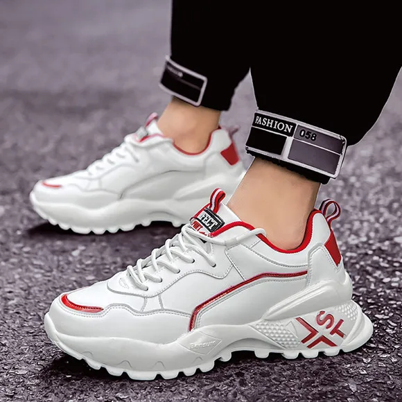 

Hip Hop Men Chunky Sneakers Thick Bottom Youth Boys Casual Shoes Comfortable Men Footwear Sports Tenis Basket Zapatos De Hombre