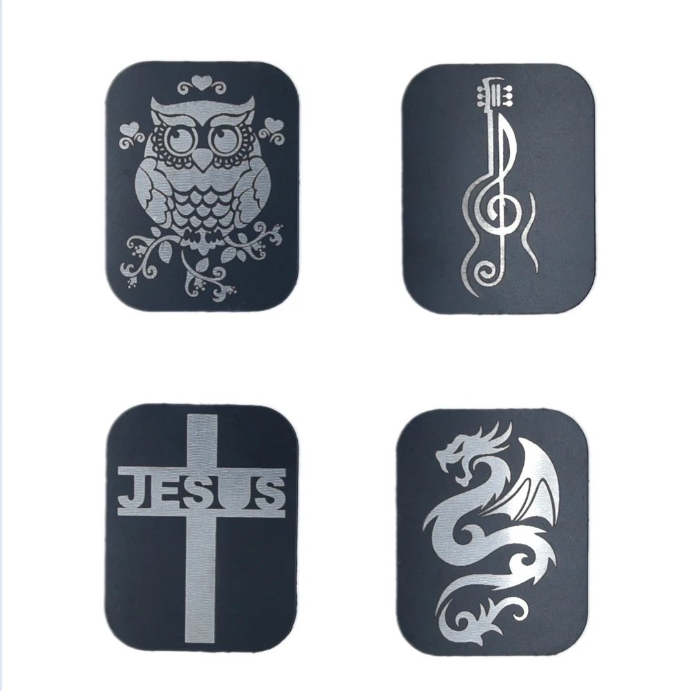 10pcs bulk 40mm large 0 4mm ultra thin laser engraving metal plates for phones magnetic car phone holder metal plate stickers free global shipping