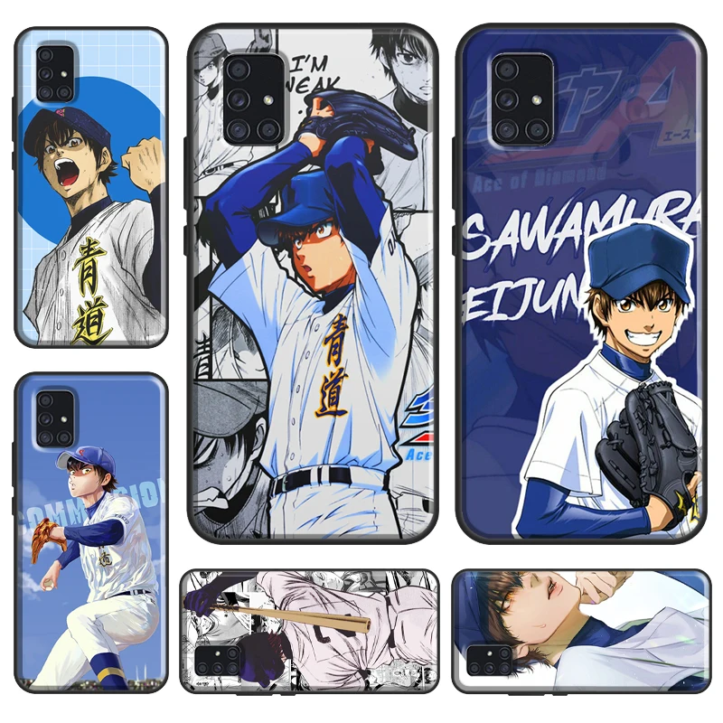 Чехол для телефона Sawamura Eijun Diamond no Ace для Samsung A72 A52 A42 A32 A12 A50 A70 A71 A51 A40 A30S A20 A10 A31 A20e A21S