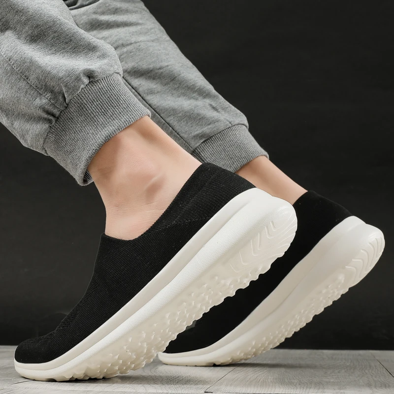 MAIJION/Повседневная обувь из сетчатого материала Модная вязаная повседневная