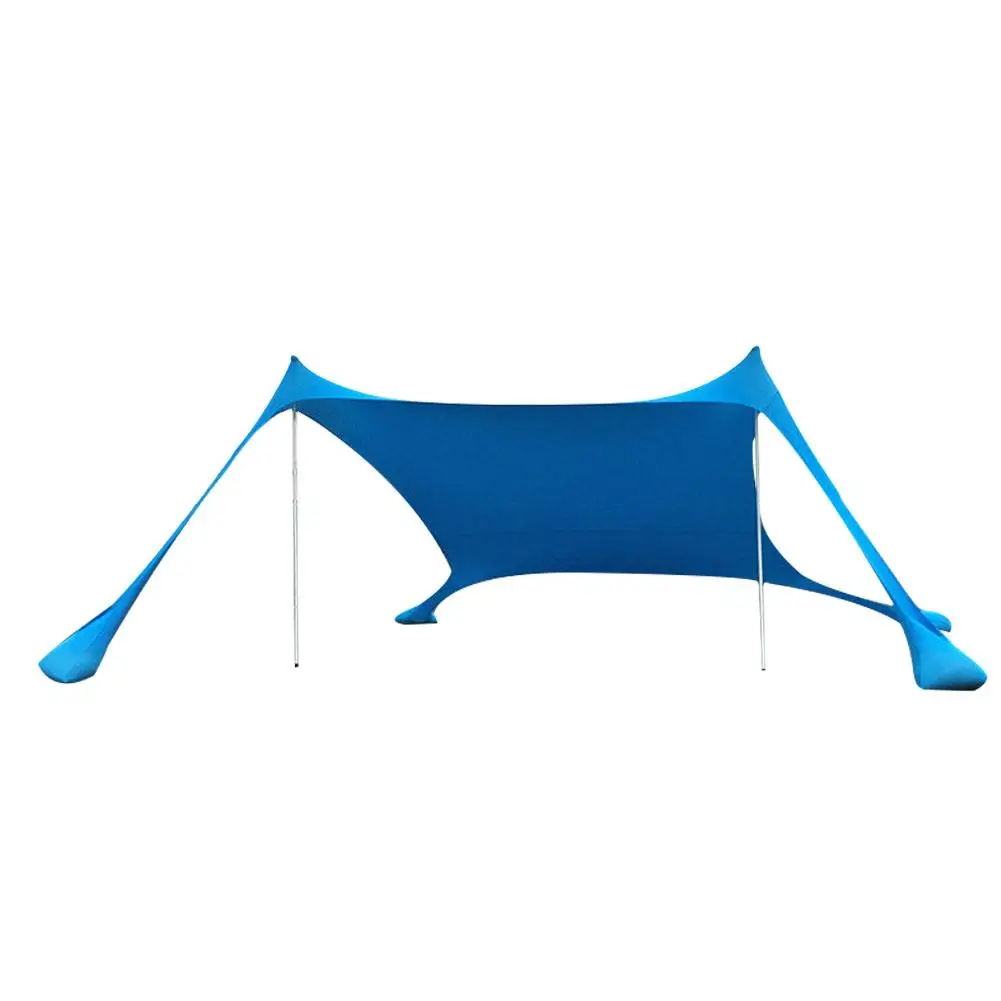 Family Beach Sunshade Lightweight Sun Shade Tent Outdoor Camping Shade Shelter UPF50+ UV Large Portable Canopy