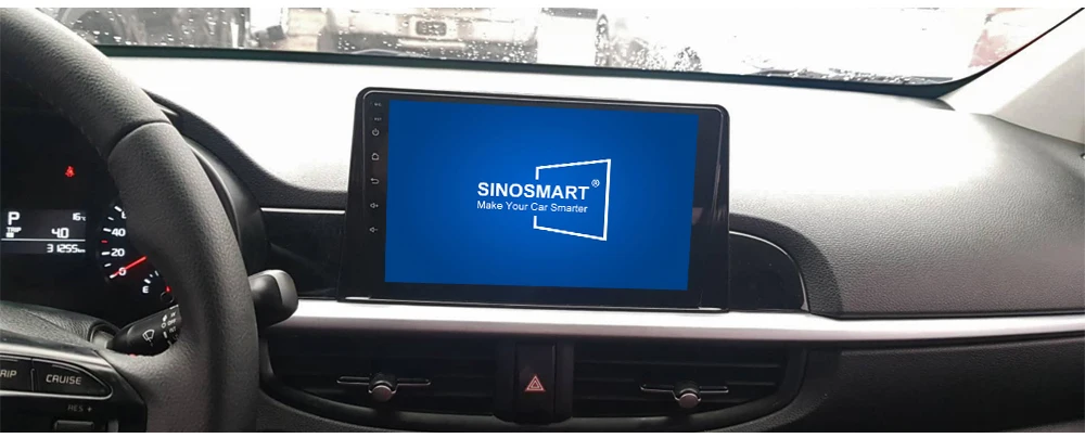 SINOSMART 2.5D ips экран 1G/2G Автомобильный gps-навигатор для Kia Picanto/Morning- 32EQ DSP, 4G слот для sim-карты опционально