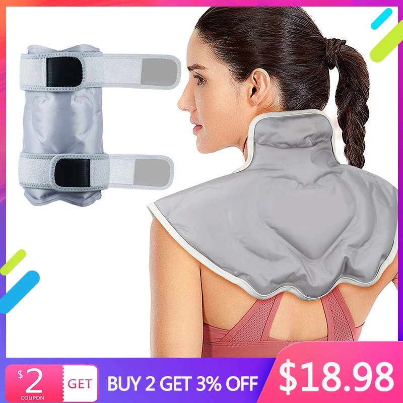 3 in 1 Shoulder Neck Back Knee Ice Pack Cold & Hot Therapy for Arthritis Sports Injuries Sore Muscle Pain Relief Health Care