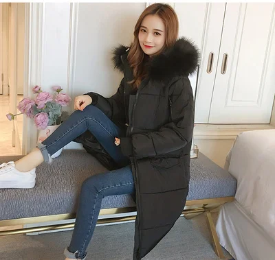 

Мягкая одежда средней длины, толстая и универсальная, удобная, Повседневная и теплая, средней длины