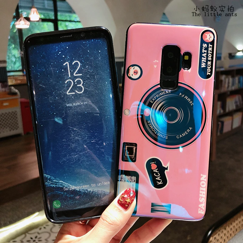 Для iPhone 11 Pro Max чехол 3D камера Blue Ray для телефона XR XS 6 6S 7 8 Plus Samsung Galaxy S9 Note 9 |