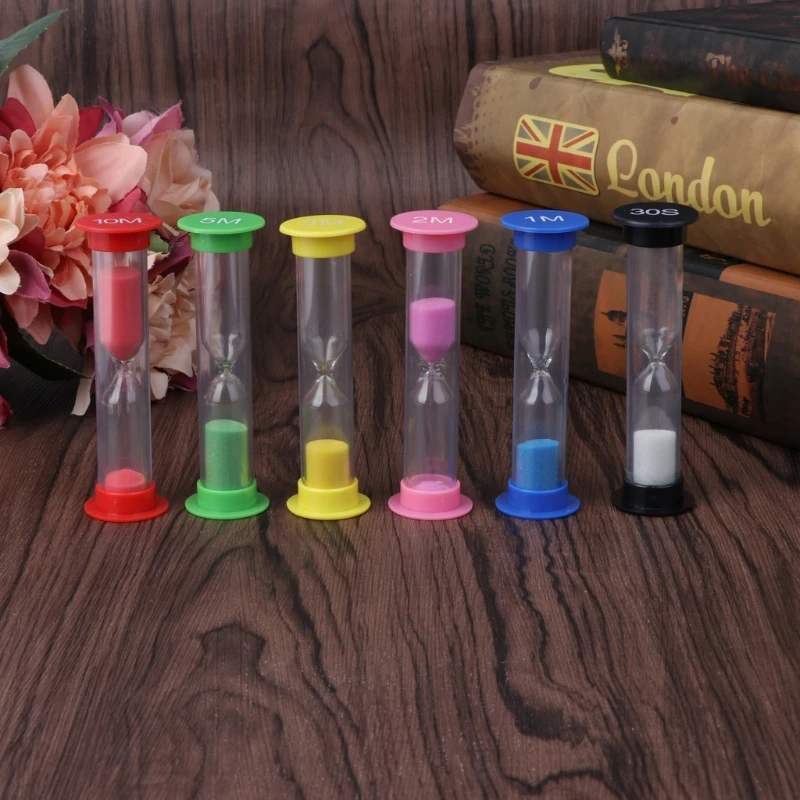

Colorful Sandglass Hourglass Sand Clocks Timers Kids Gifts Kitchen Tools Set New