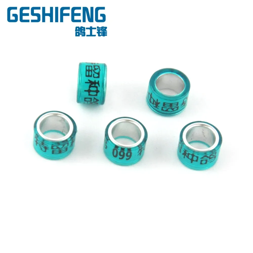 Gsf 7 мм высота персонализированные кольца для маркировки голубей полоски ткани на